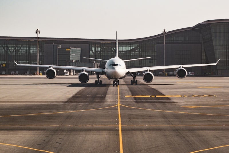 Small plane in hangar
