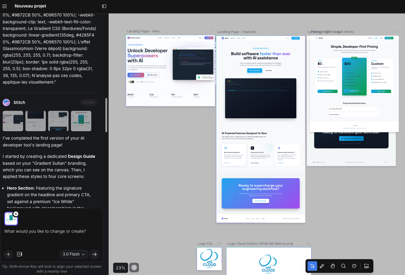 AI Generating Detailed Mobile App UI