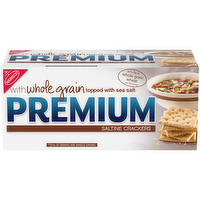 Nabisco PREMIUM Whole Grain Topped With Sea Salt Premium Saltine Crackers - 16.96 Ounce