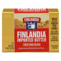 Finlandia Butter, Perfectly Salted, Imported - 8 Ounce 