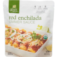 Simply Organic Simmer Sauce, Red Enchilada