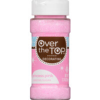 Over the Top Sanding Sugar, Princess Pink - 2.3 Ounce 