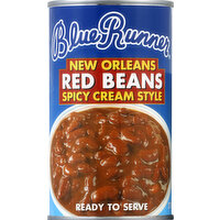 Blue Runner Red Beans, New Orleans Spicy Cream Style - 27 Ounce 