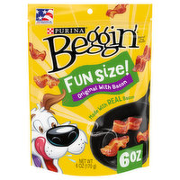 Beggin' Dog Treats, Original with Bacon, Fun Size - 6 Ounce