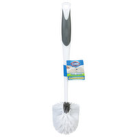 Clorox Toilet Bowl Brush, with Under Rim Scrubber