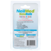 NeilMed NasaBulb Nasal Aspirator – Clear Design, 1 Count HSA/FSA Eligible