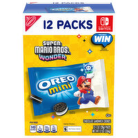 OREO Mini Chocolate Sandwich Cookies, 12 Snack Packs - 12 Ounce 