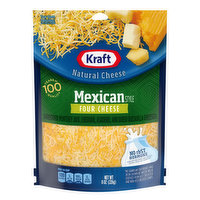 Kraft Shredded Mexican Style Four Cheese Blend - 8 Ounce