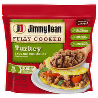 Jimmy Dean Sausage Crumbles, Turkey, Fully Cooked