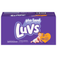 Luvs Diapers, Size 3 (16-28 lb), Big Pack - 104 Each 