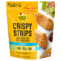 Foster Farms Crispy Strips, Classic - 24 Ounce