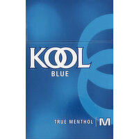 Kool Cigarettes, Blue, True Menthol, 2-Way Box - 20 Each 