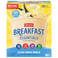 Carnation Nutritional Powder Drink Mix, Classic French Vanilla - 10 Each
