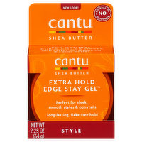 Cantu Stay Gel, Shea Butter, Extra Hold Edge - 2.25 Ounce 