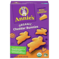 Annie's Baked Crackers, Organic, Cheddar Bunnies - 7.5 Ounce 