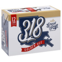 318 Beer, Golden Ale, 12 Pack - 12 Each 