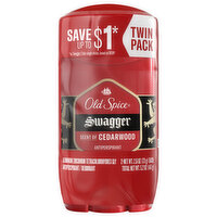 Old Spice Anti-Perspirant & Deodorant, Swagger, Twin Pack - 2 Each 