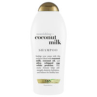 Ogx Shampoo, Nourishing + Coconut Milk - 25.4 Fluid ounce 