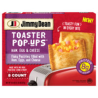 Jimmy Dean Toaster Pastries, Ham, Egg & Cheese - 8 Each 