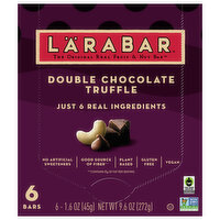 Larabar Fruit & Nut Bar, Double Chocolate Truffle - 6 Each 