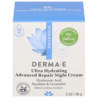 Derma E Night Cream, Hydrating - 2 Ounce 