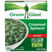 Green Giant Creamed Spinach, Sauced - 8 Ounce