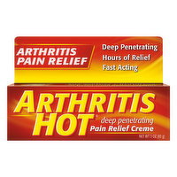 Arthritis Hot Pain Relief Creme - 3 Ounce