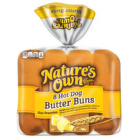 Nature's Own Buns, Butter, Hot Dog - 8 Each 