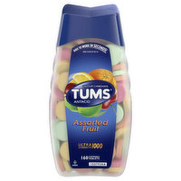 Tums Antacid, Ultra Strength 1000, Chewable Tablets, Assorted Fruit - 160 Each 