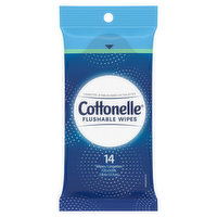 Cottonelle Wipes, Flushable - 14 Each