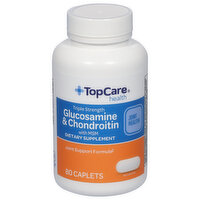 TopCare Glucosamine & Chondroitin, Triple Strength, Caplets - 80 Each 