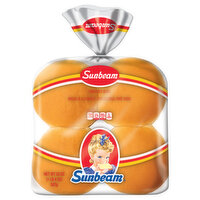 Sunbeam Buns, Jumbo, Enriched - 8 Each 