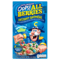 Cap'n Crunch's Instant Oatmeal, Oops! All Berries - 12 Each 