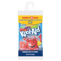 Kool-Aid Drink Mix, Caffeine Free, Unsweetened, Assorted, 4 Pack - 4 Each 