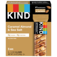 Kind Bars, Caramel Almond & Sea Salt - 6 Each 