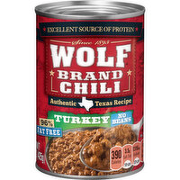 Wolf Turkey Chili Without Beans 96% Fat Free - 15 Ounce 