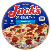 Jack's Pizza, Original Thin, Pepperoni - 14.3 Ounce 