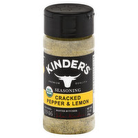 Kinder's Seasoning, Cracked Pepper & Lemon