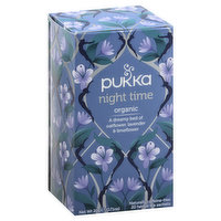 Pukka Herbal Tea, Organic, Night Time, Sachets