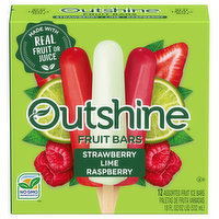 Outshine Fruit Bars, Assorted - 12 Each 