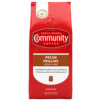 Community Coffee Coffee, Ground, Medium Roast, Pecan Praline - 12 Ounce 