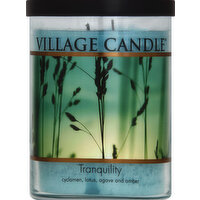 Village Candle Candle, Tranquility, Glass Cylinder - 1 Each 
