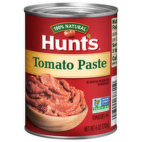 Hunt's Tomato Paste, 100% Natural - 6 Ounce 