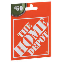 Home Depot Gift Card, $50 - 1 Each 