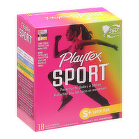 Playtex Tampons, Plastic, Super Plus - 18 Each 