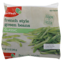 Brookshire's Green Beans, Classic, French Style - 12 Ounce