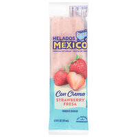 Helados Mexico Ice Cream Bar, Premium, Strawberry - 3.75 Fluid ounce 