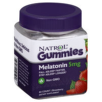 Natrol Melatonin, 5 mg, Strawberry, Gummies - 60 Each