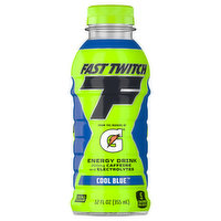 Fast Twitch Energy Drink, Zero Sugar, Cool Blue - 12 Fluid ounce 