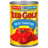 Red Gold Tomatoes, No Salt Added, Diced